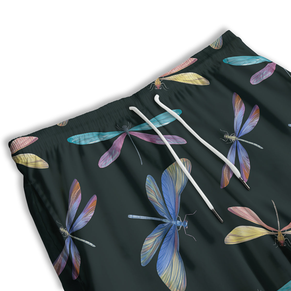 Dragonfly Vintage Print Pattern Men's Athletic Shorts