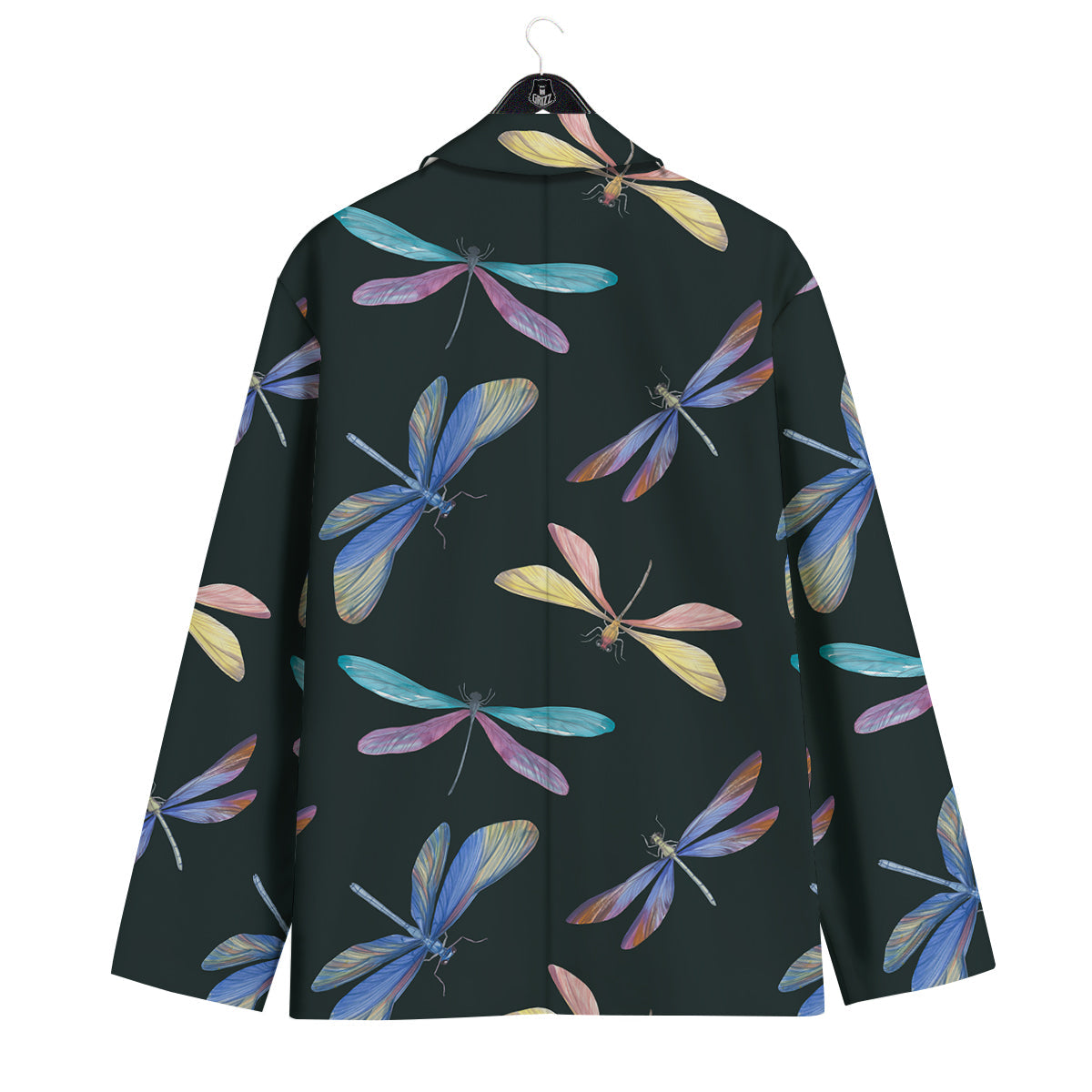 Dragonfly Vintage Print Pattern Men's Sport Coat-grizzshop