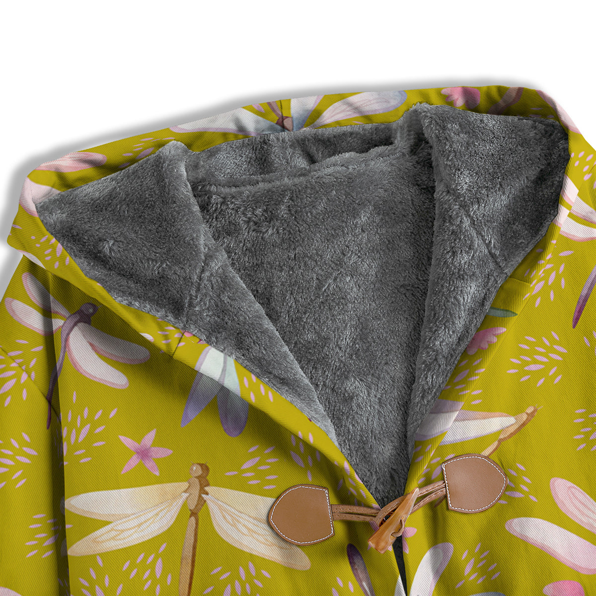 Dragonfly Yellow Watercolor Print Pattern Men's Windbreaker Jacket-grizzshop