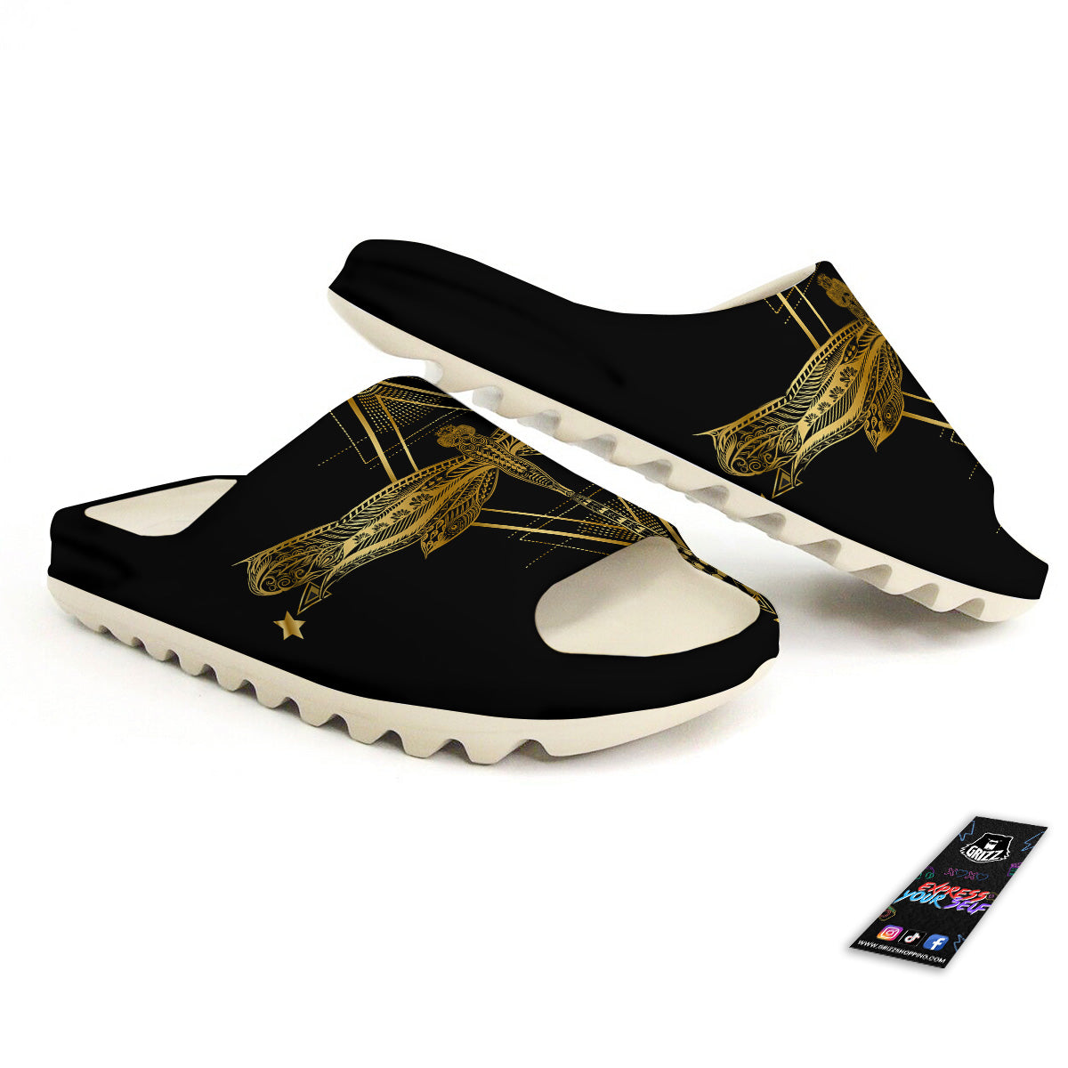 Dragonfly Boho Spiritual Print Sandals-grizzshop