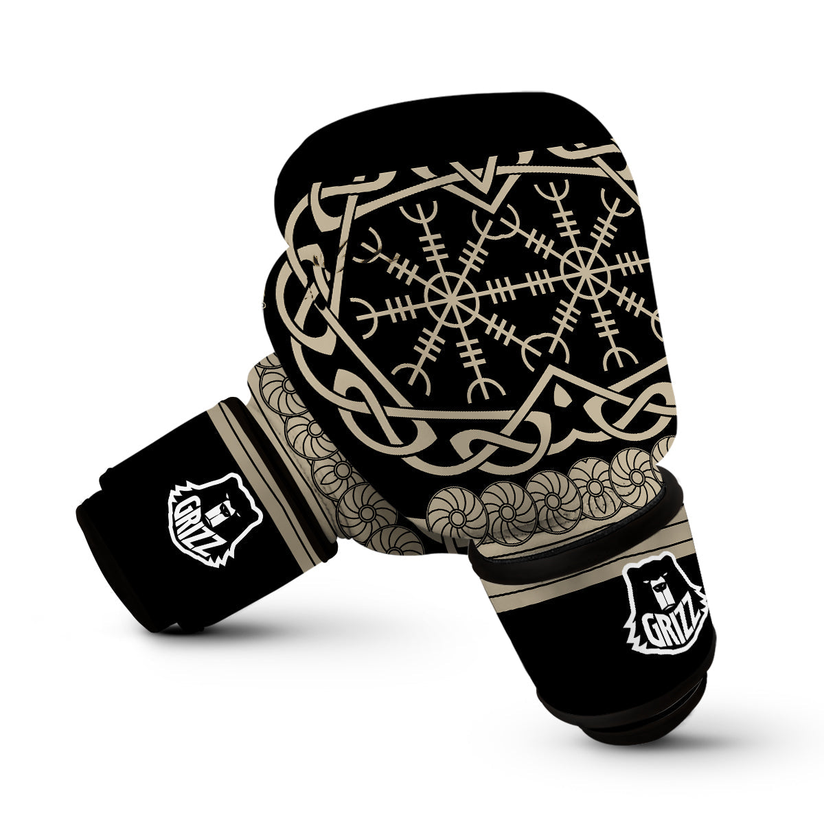 Drakkar Ship Viking Norse Boxing Gloves-grizzshop