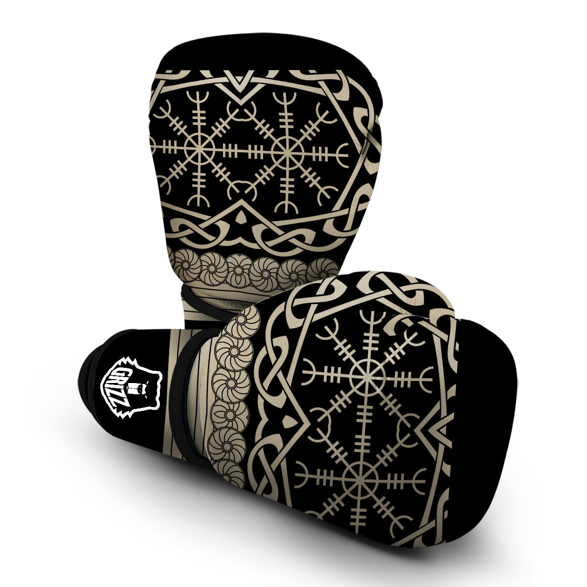 Drakkar Ship Viking Norse Boxing Gloves-grizzshop