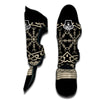 Drakkar Ship Viking Norse Muay Thai Shin Guards-grizzshop