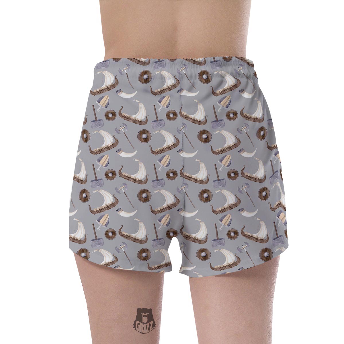 Drakkar Viking Ship Women's Shorts-grizzshop