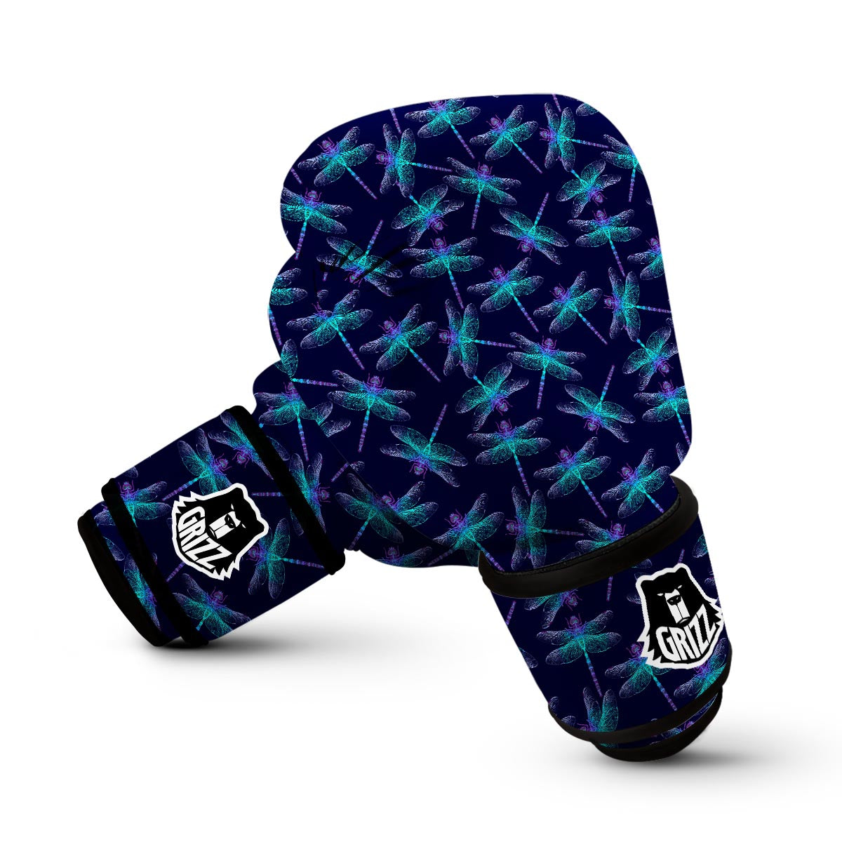 Draonfly Print Boxing Gloves-grizzshop