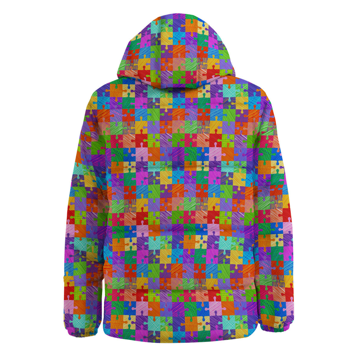 Drawing Autism Awareness Print Down Jacket-grizzshop