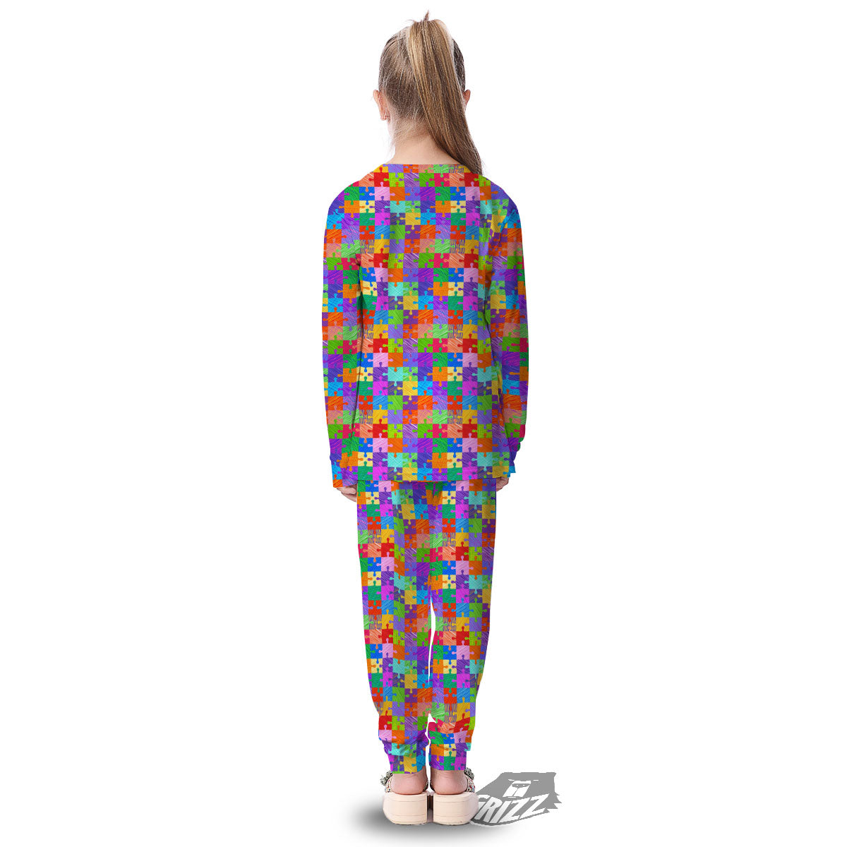 Drawing Autism Awareness Print Kid's Pajamas-grizzshop
