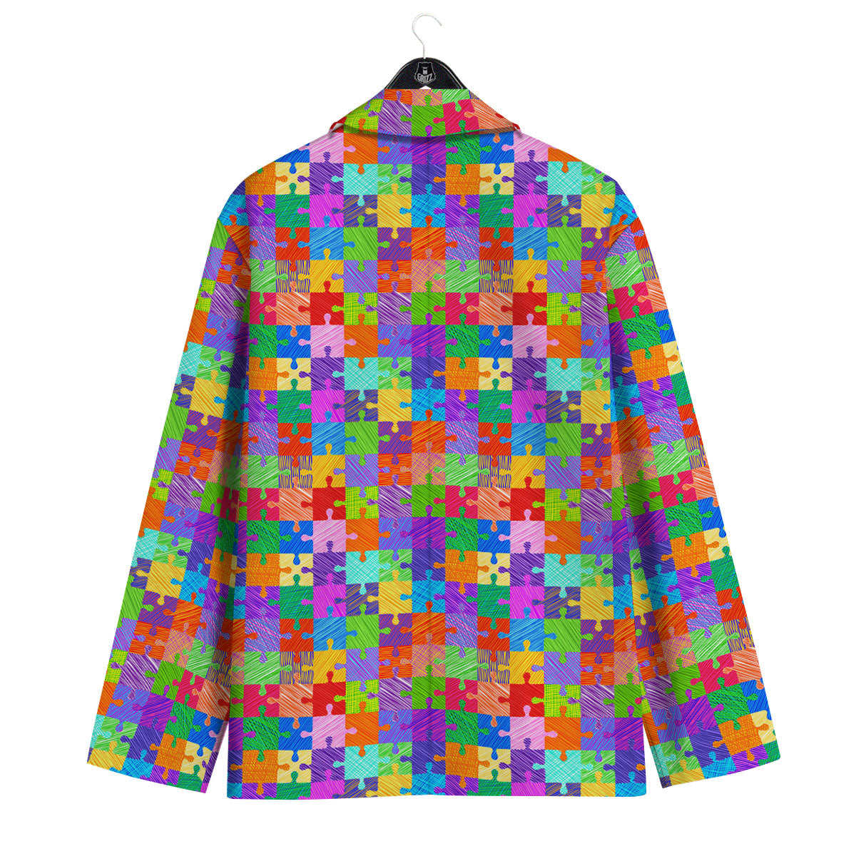 Drawing Autism Awareness Print Men's Sport Coat-grizzshop