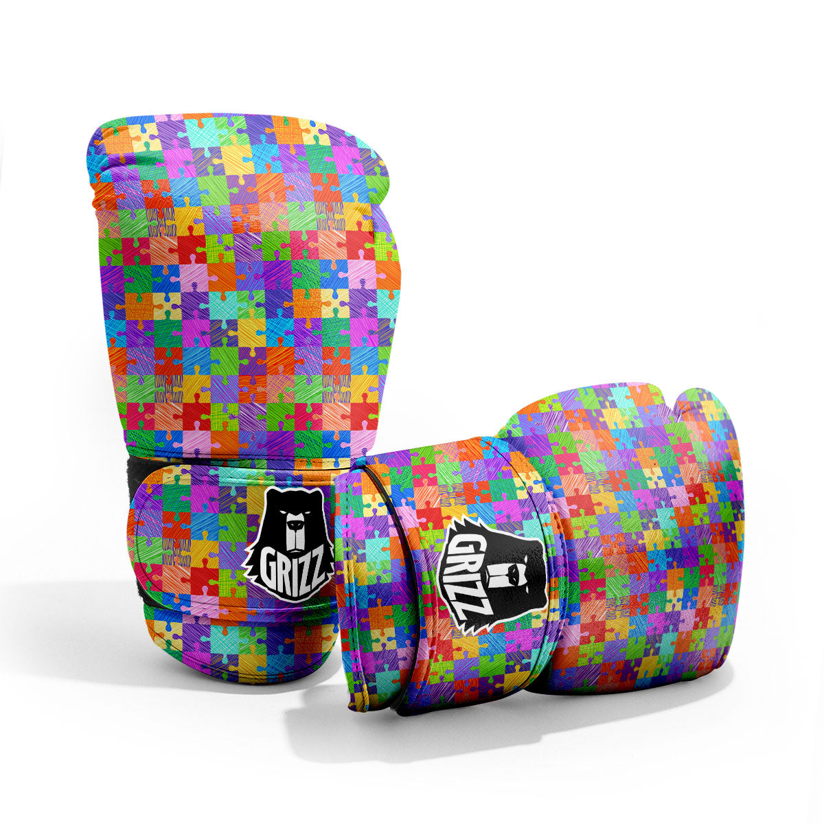 Drawing Autism Awareness Print Pro Boxing Glove
