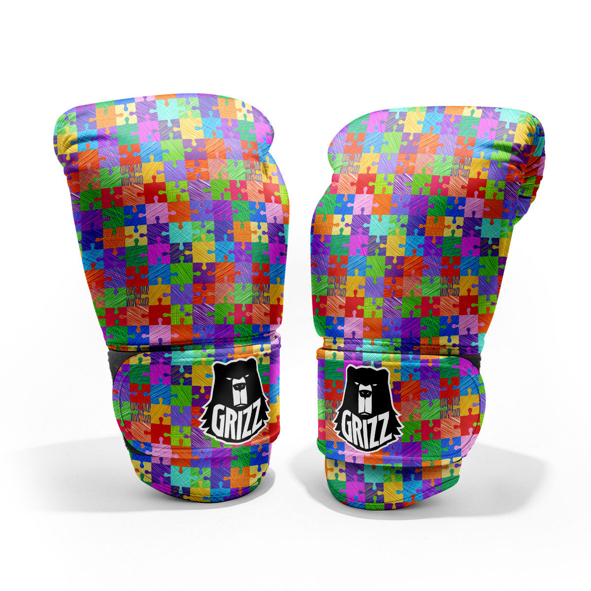 Drawing Autism Awareness Print Pro Boxing Glove