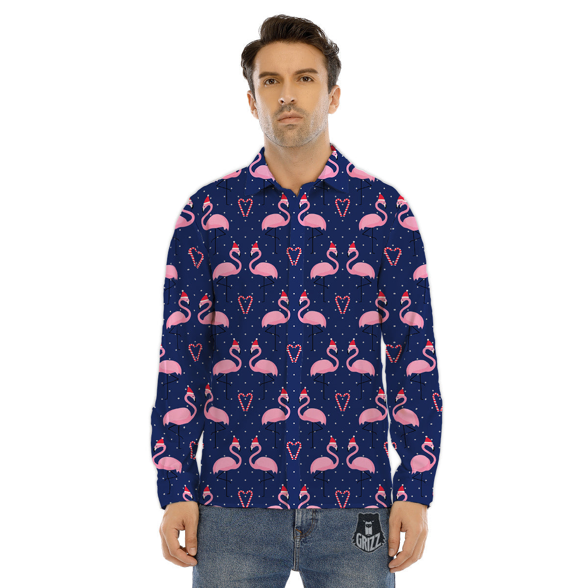 Drawing Avocado Cut In Half Print Men's Dress Shirts-grizzshop