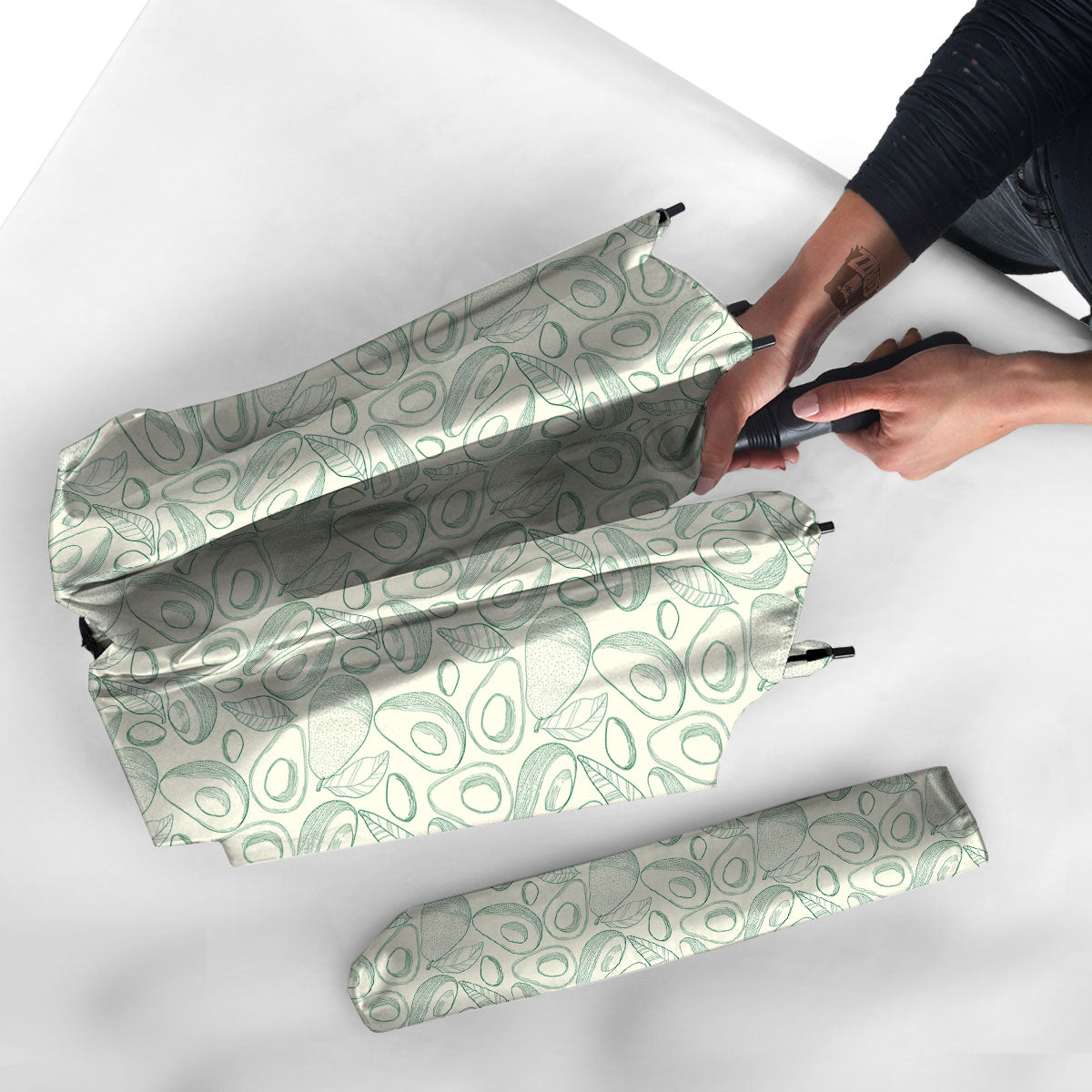 Drawing Avocado Cut In Half Print Umbrella-grizzshop
