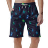 Drawing Bug Pattern Print Men's Shorts-grizzshop