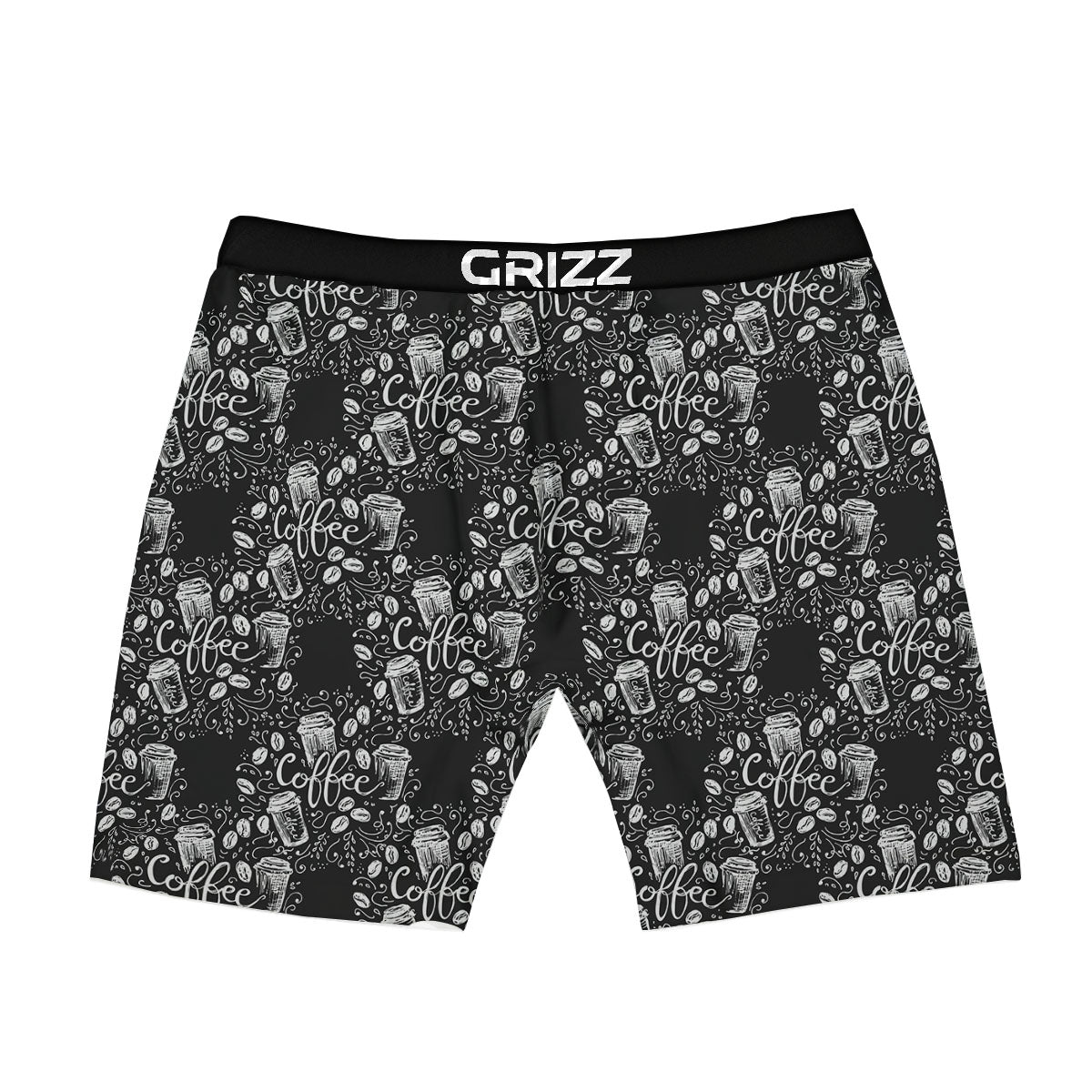 Drawing Coffee Print Pattern Boxer Briefs-grizzshop
