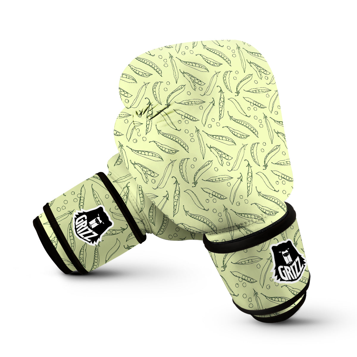 Drawing Peas Print Pattern Boxing Gloves-grizzshop