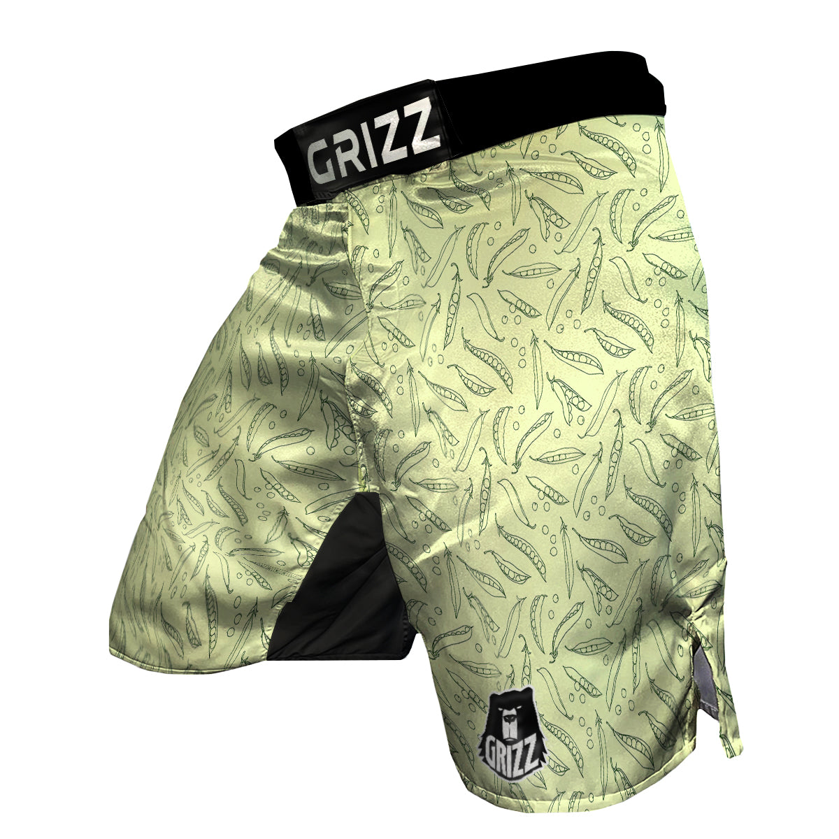 Drawing Peas Print Pattern MMA Shorts-grizzshop