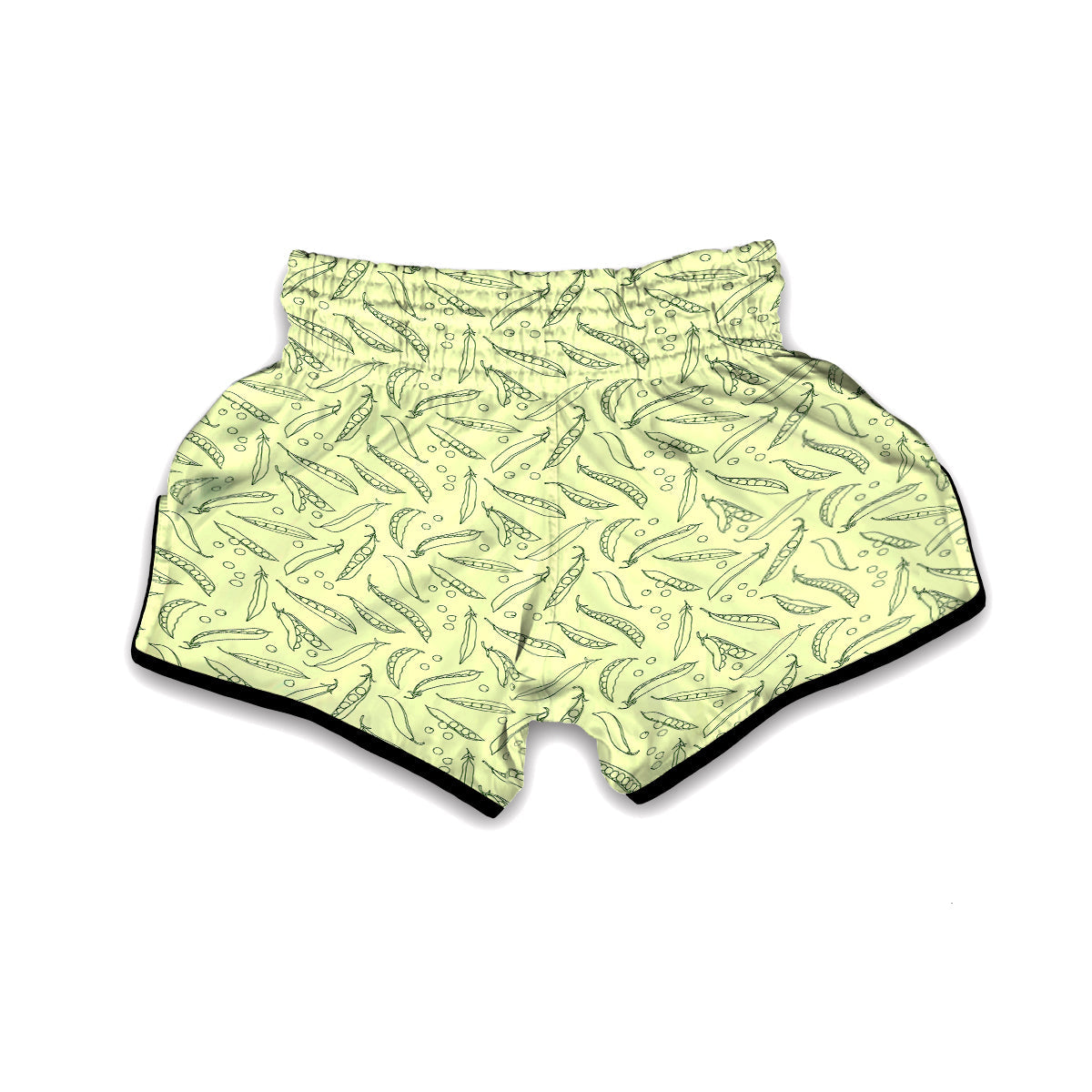 Drawing Peas Print Pattern Muay Thai Boxing Shorts-grizzshop