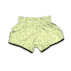 Drawing Peas Print Pattern Muay Thai Boxing Shorts-grizzshop