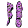 Drawing Purple Mangosteen Print Pattern Muay Thai Shin Guards-grizzshop