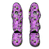 Drawing Purple Mangosteen Print Pattern Muay Thai Shin Guards-grizzshop