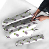 Drawing White Eggplant Print Pattern Umbrella-grizzshop