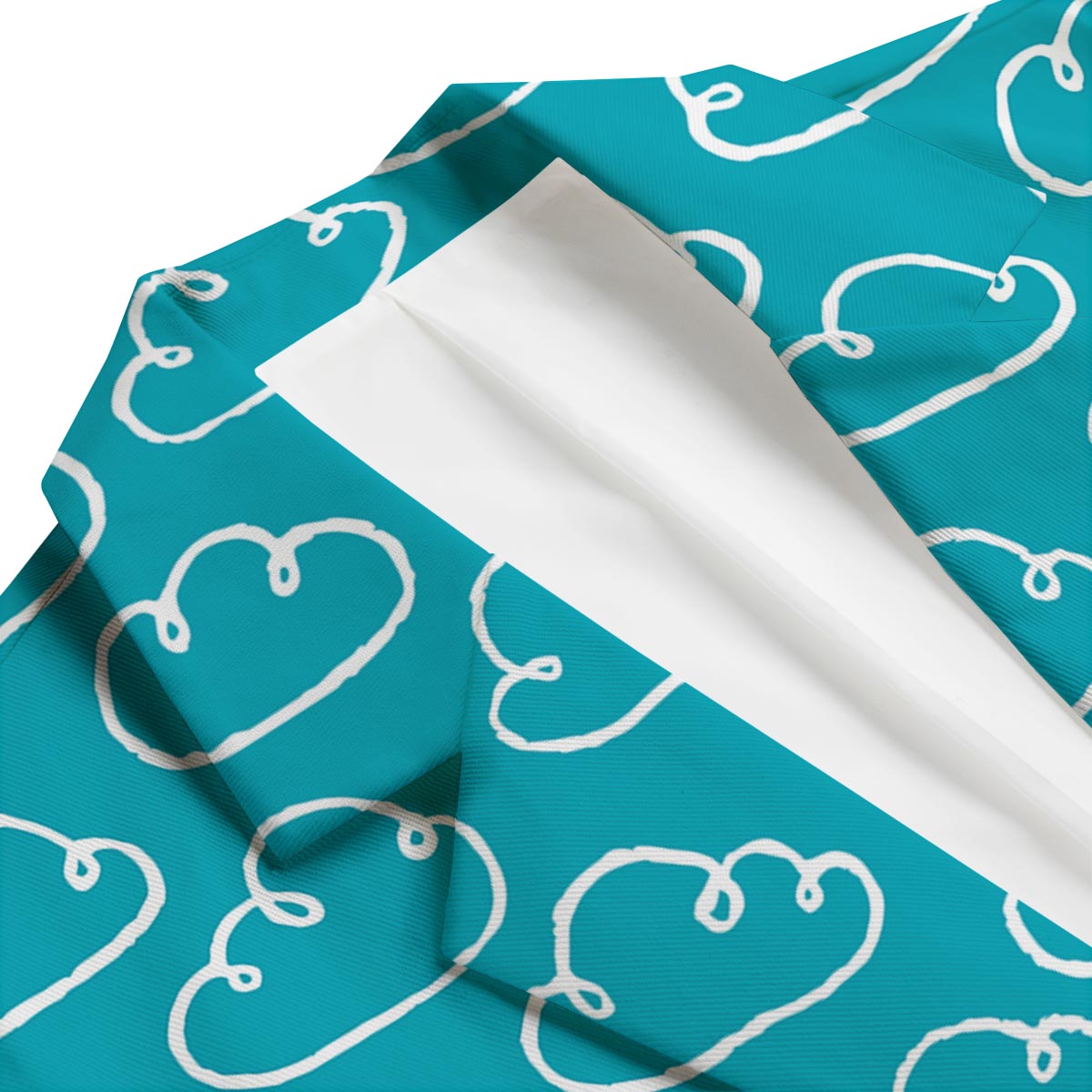 Drawn Cloud Pattern Print Men's Blazer-grizzshop