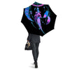 Dream Catcher Blue And Purple Black Print Umbrella-grizzshop