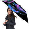 Dream Catcher Blue And Purple Black Print Umbrella-grizzshop