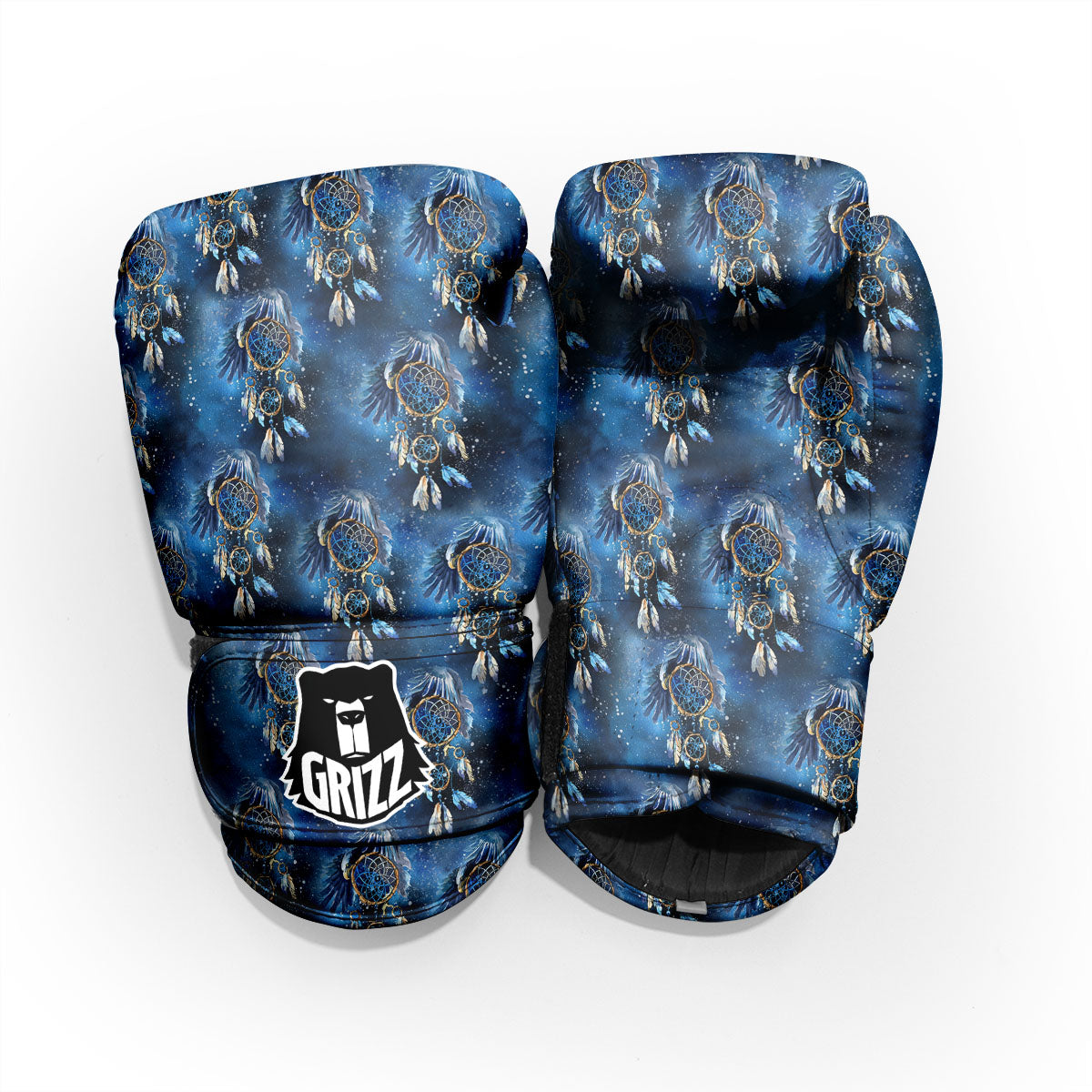 Dream Catcher Blue Galaxy Print Pattern Pro Boxing Glove