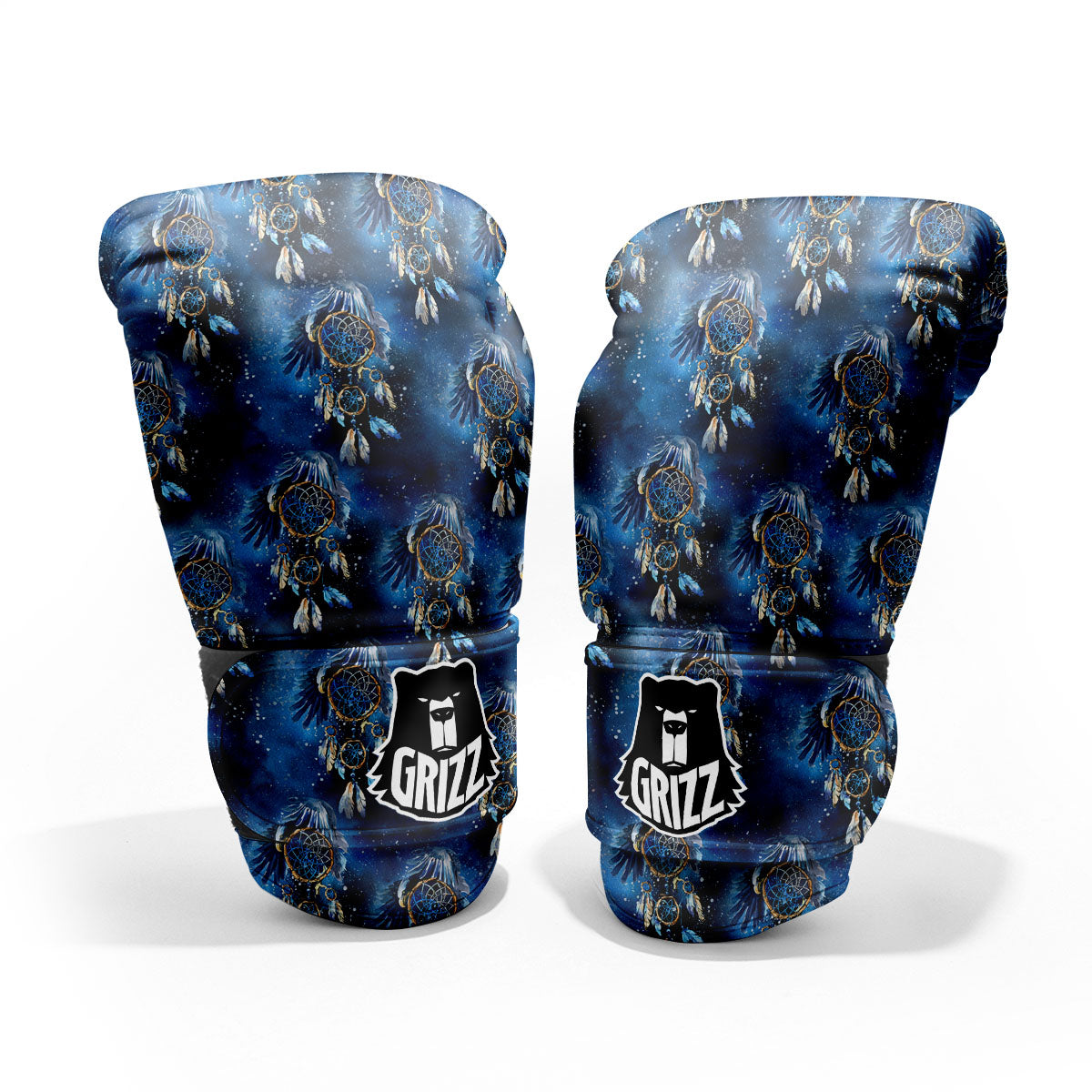 Dream Catcher Blue Galaxy Print Pattern Pro Boxing Glove