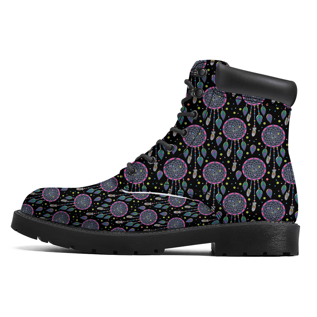Dream Catcher Boho Print Pattern Boots-grizzshop