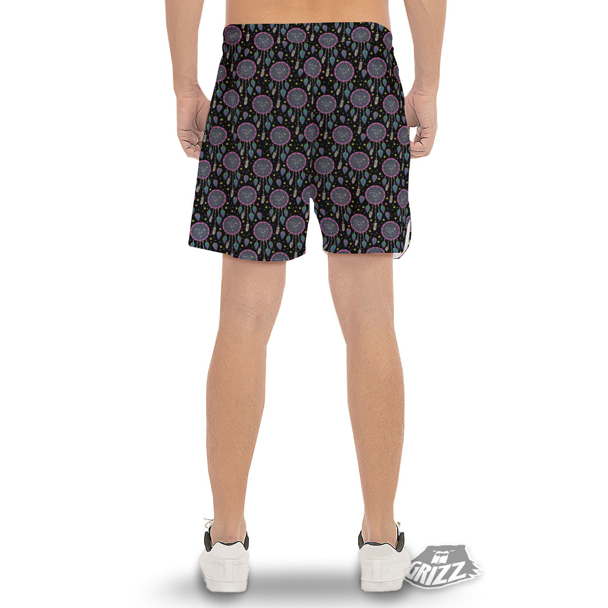 Dream Catcher Boho Print Pattern Men's Gym Shorts-grizzshop