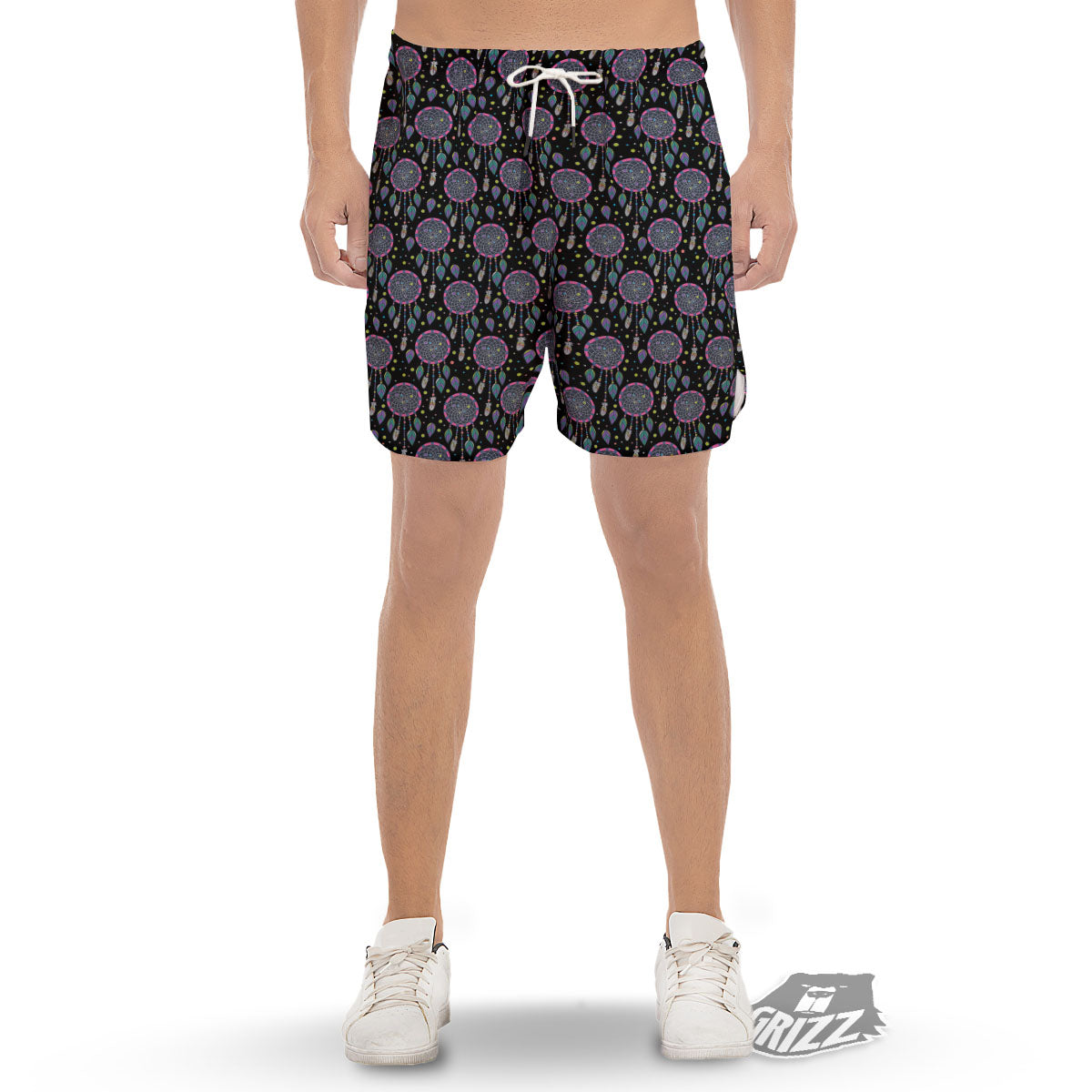 Dream Catcher Boho Print Pattern Men's Gym Shorts-grizzshop