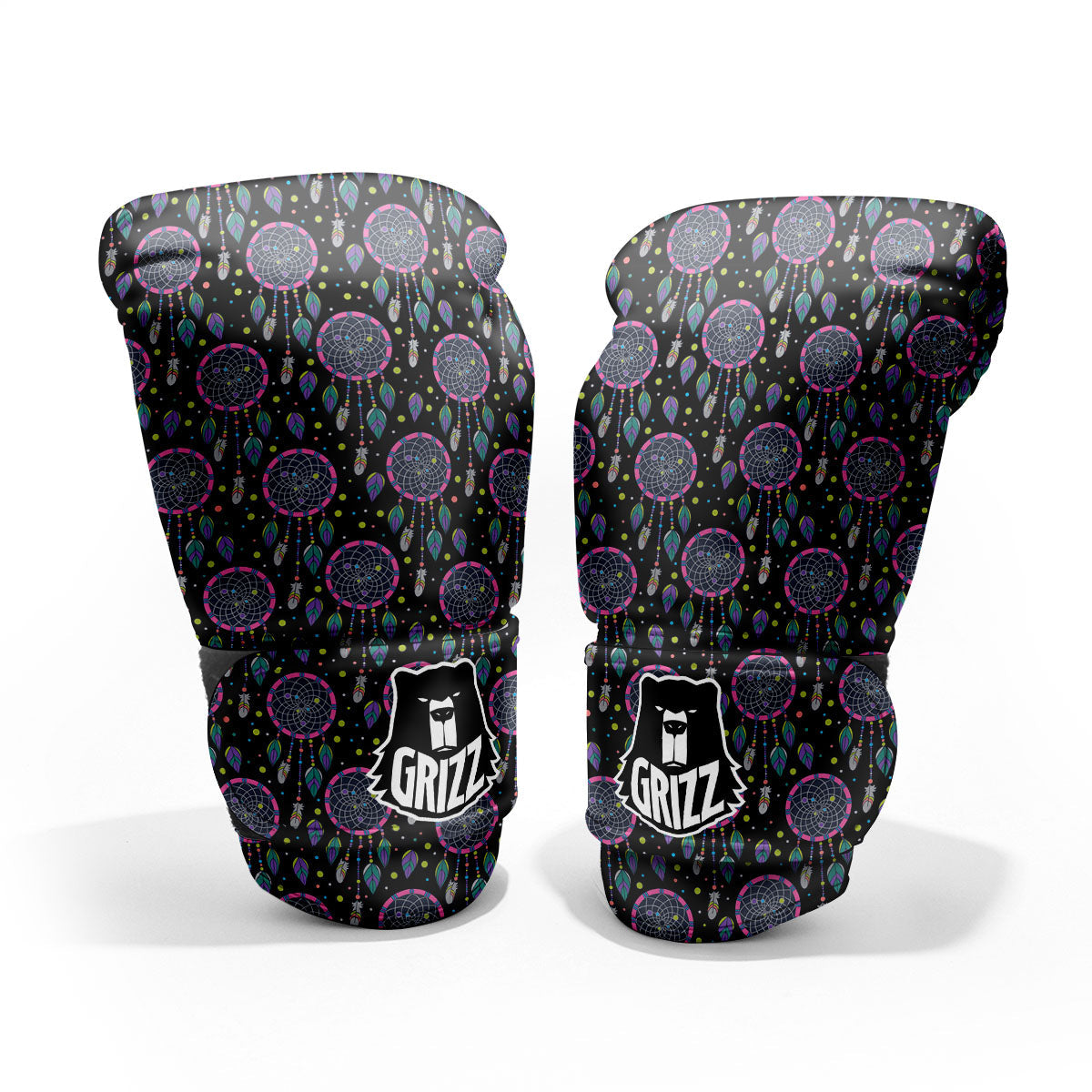 Dream Catcher Boho Print Pattern Pro Boxing Glove
