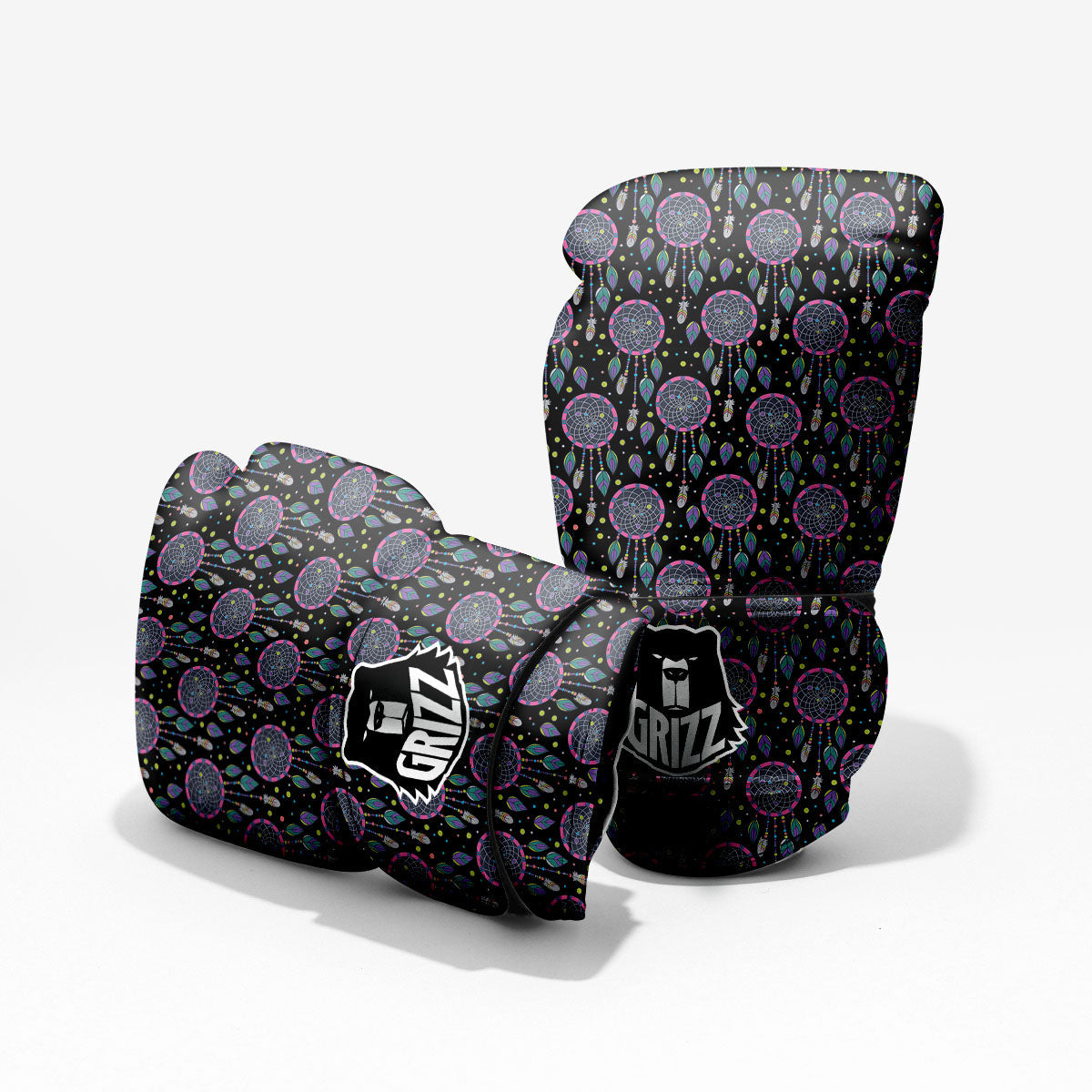 Dream Catcher Boho Print Pattern Pro Boxing Glove