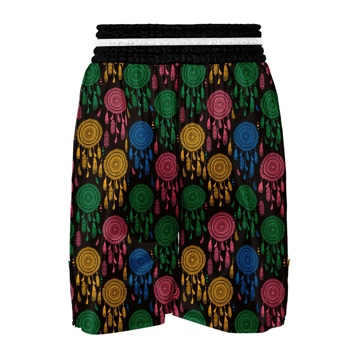 Dream Catcher Colorful Feather Boxing Shorts-grizzshop