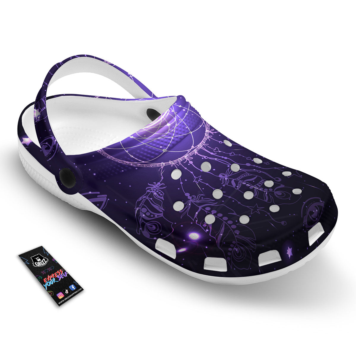 Dream Catcher Constellation Native Print Clog-grizzshop