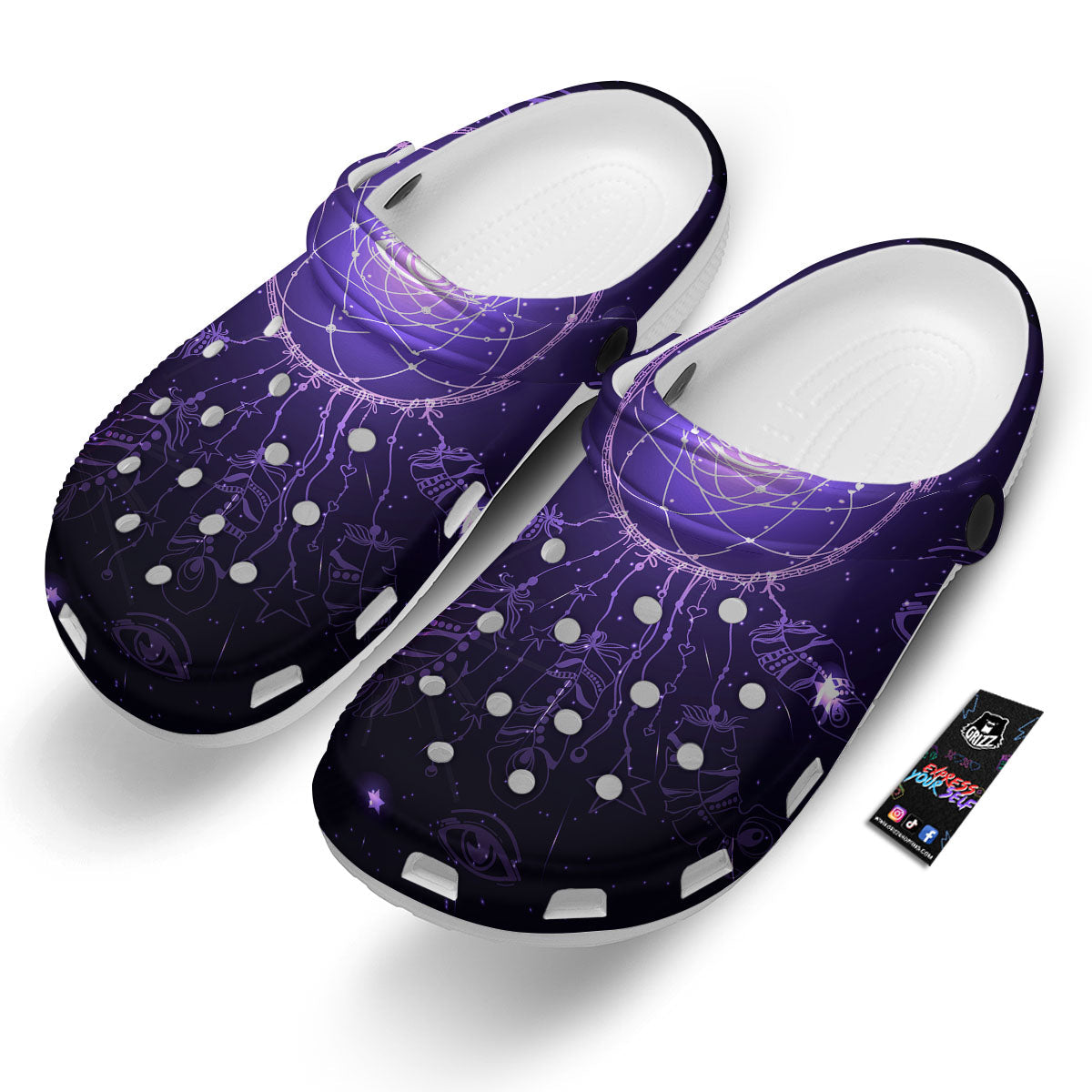 Dream Catcher Constellation Native Print Clog-grizzshop