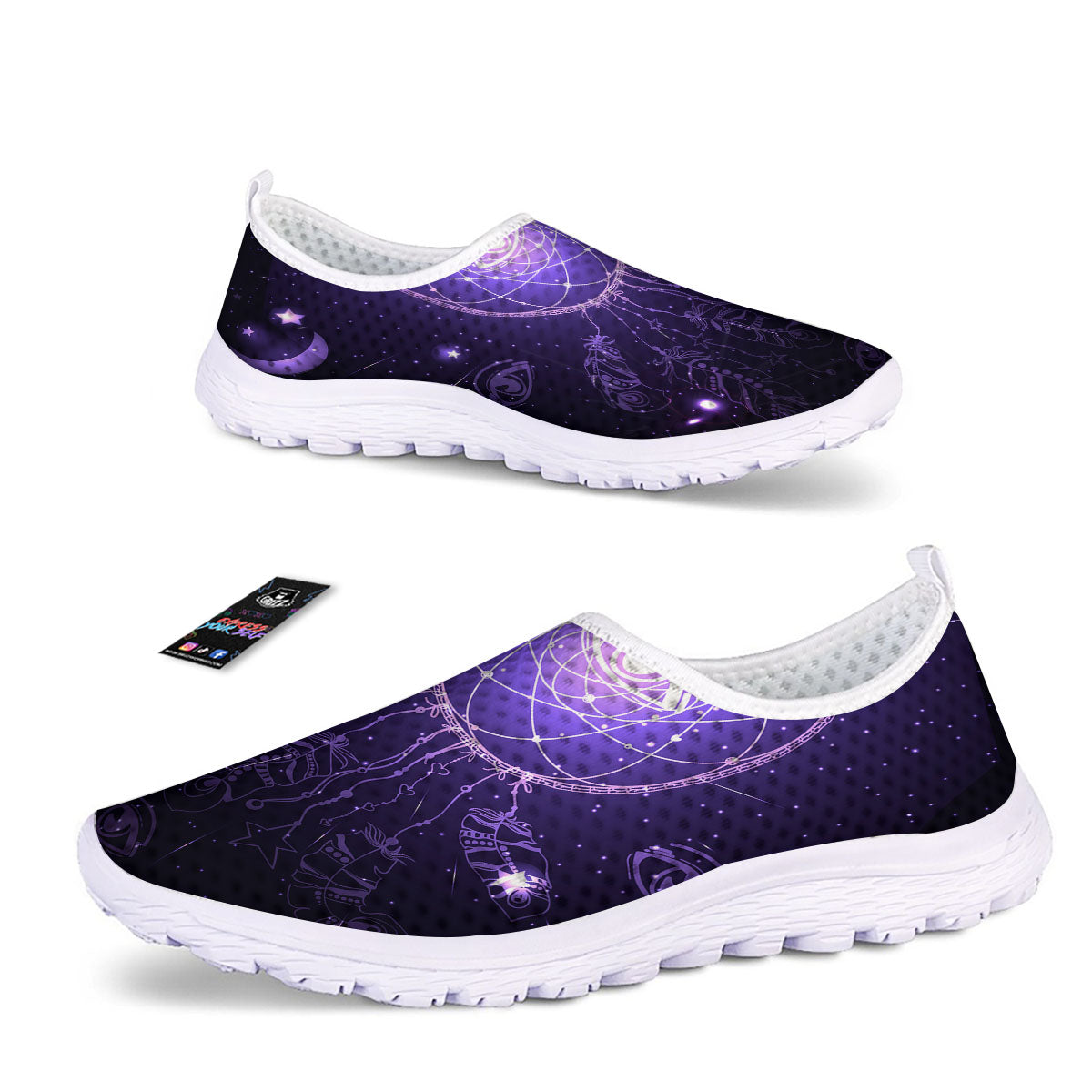 Dream Catcher Constellation Native Print Nurse Shoes-grizzshop