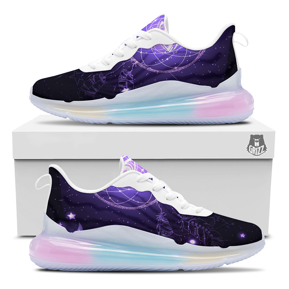Dream Catcher Constellation Native Print Running Sneakers-grizzshop