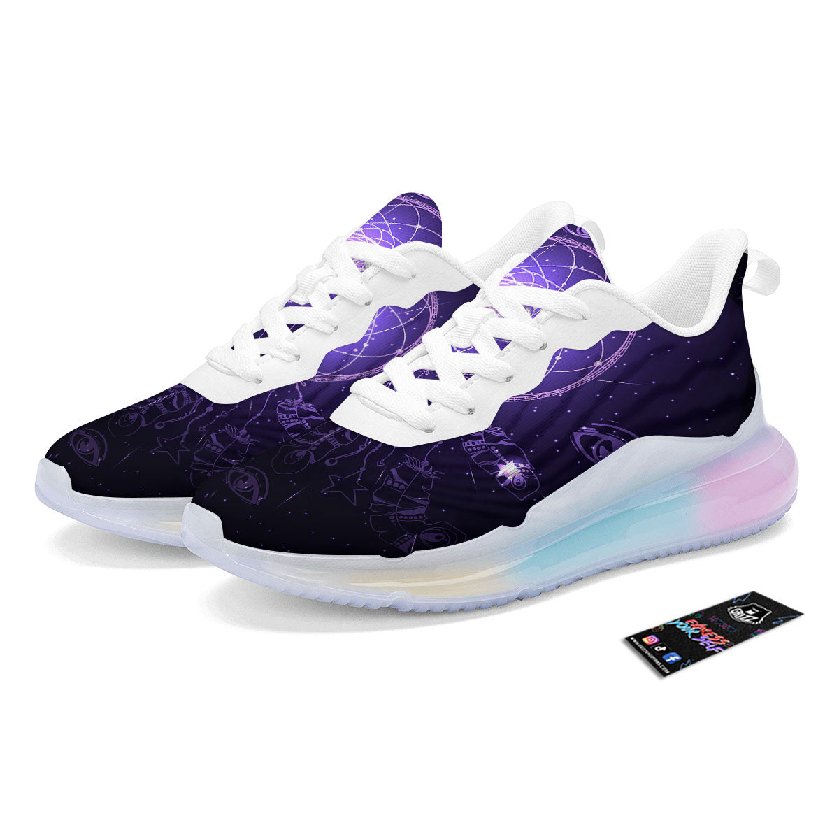 Dream Catcher Constellation Native Print Running Sneakers-grizzshop