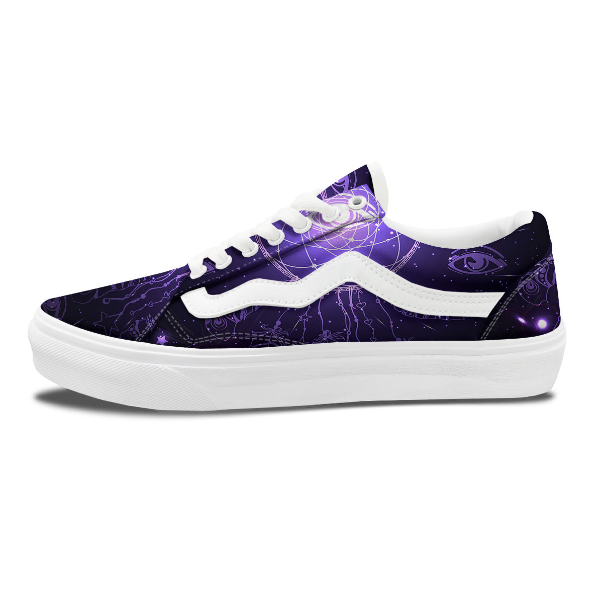 Dream Catcher Constellation Native Print Skate Shoes-grizzshop