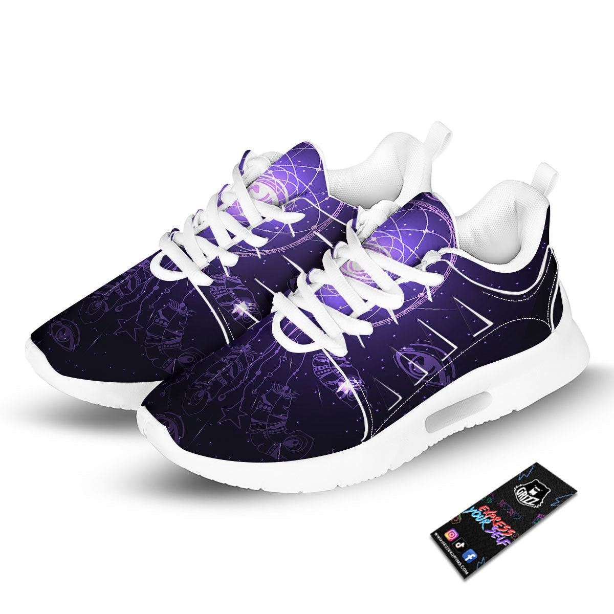 Dream Catcher Constellation Native Print Tennis Shoes-grizzshop