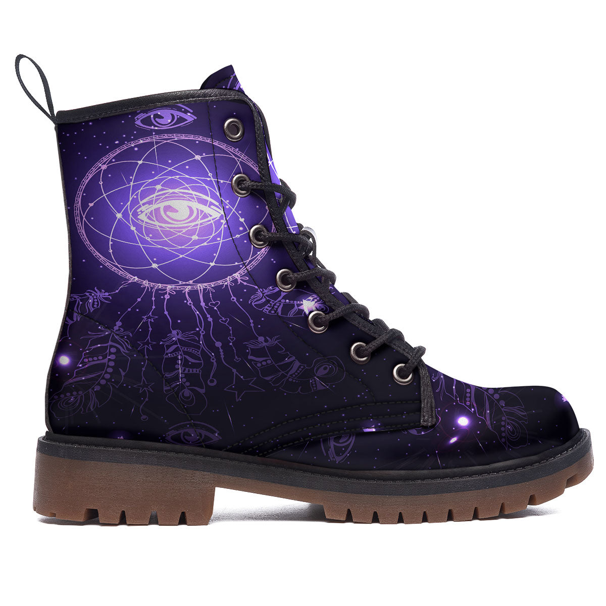 Dream Catcher Constellation Native Print Work Boots-grizzshop