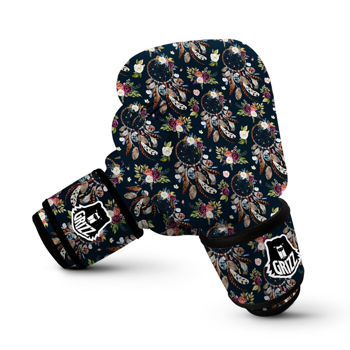 Dream Catcher Feather Boho Boxing Gloves-grizzshop