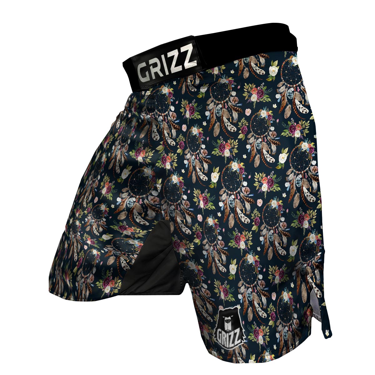 Dream Catcher Feather Boho MMA Shorts-grizzshop