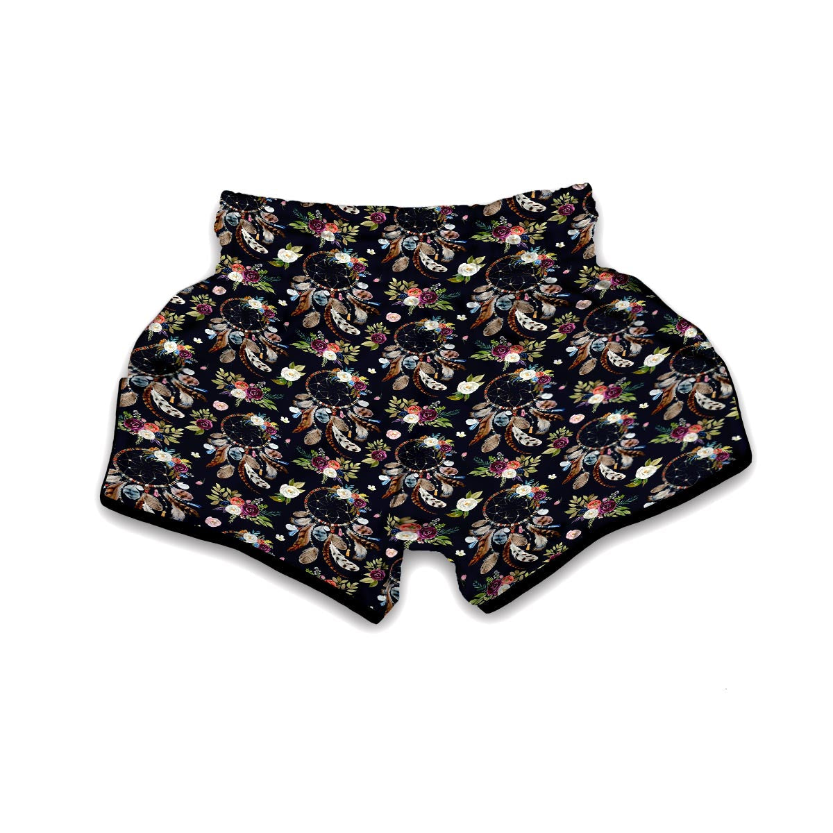 Dream Catcher Feather Boho Muay Thai Boxing Shorts-grizzshop
