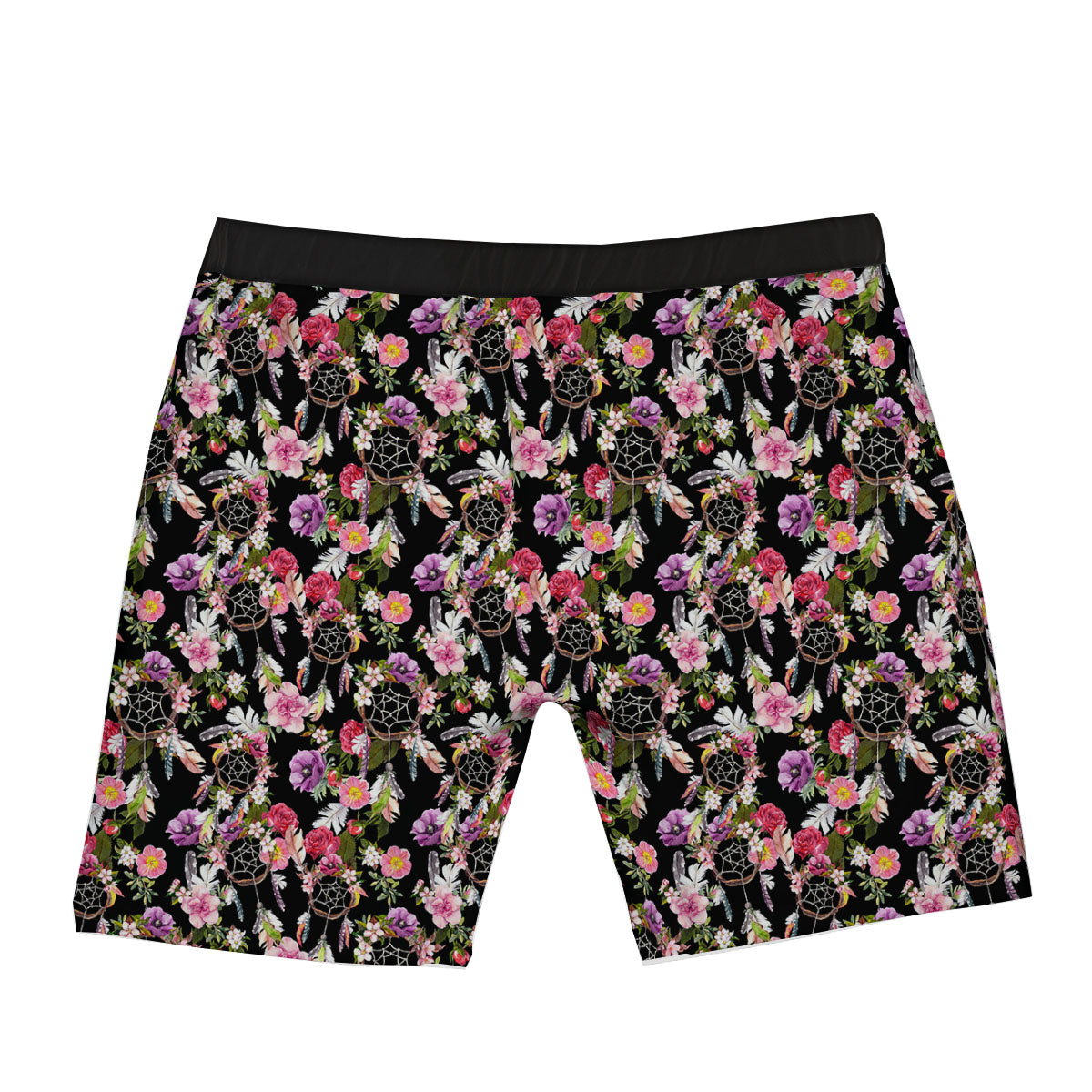 Dream Catcher Flower Print Pattern Boxer Briefs-grizzshop