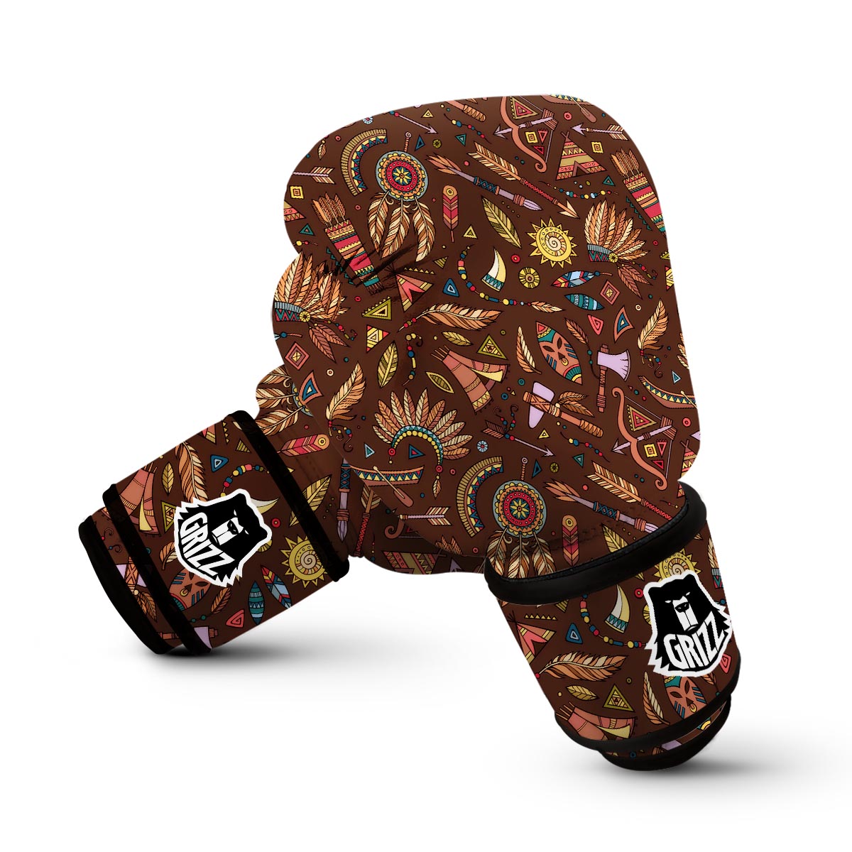 Dream Catcher Native American Boho Feather Boxing Gloves-grizzshop