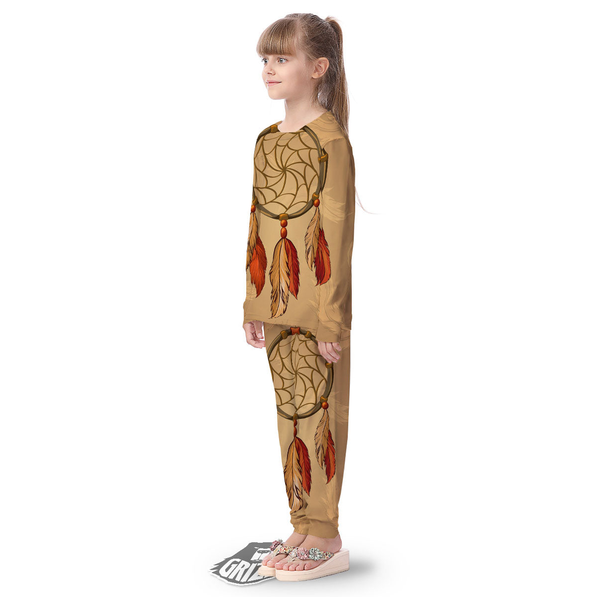 Dream Catcher Native American Print Kid's Pajamas-grizzshop